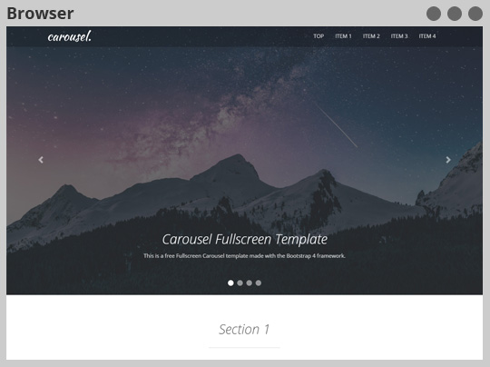 Detail Slider Bootstrap Template Nomer 2