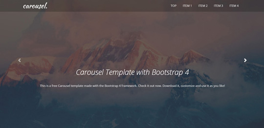 Detail Slider Bootstrap Template Nomer 16