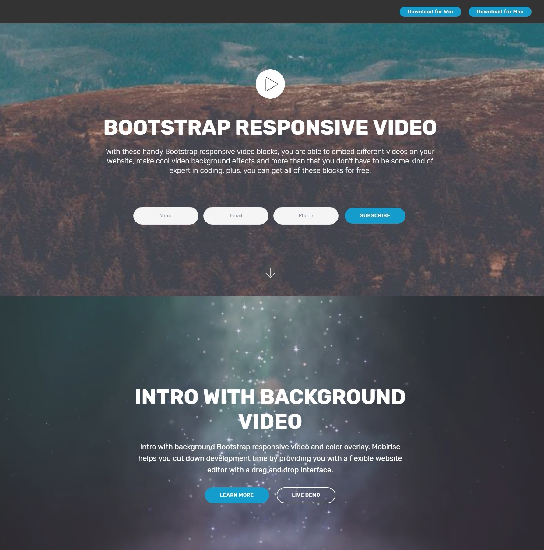 Detail Slider Bootstrap Template Nomer 21