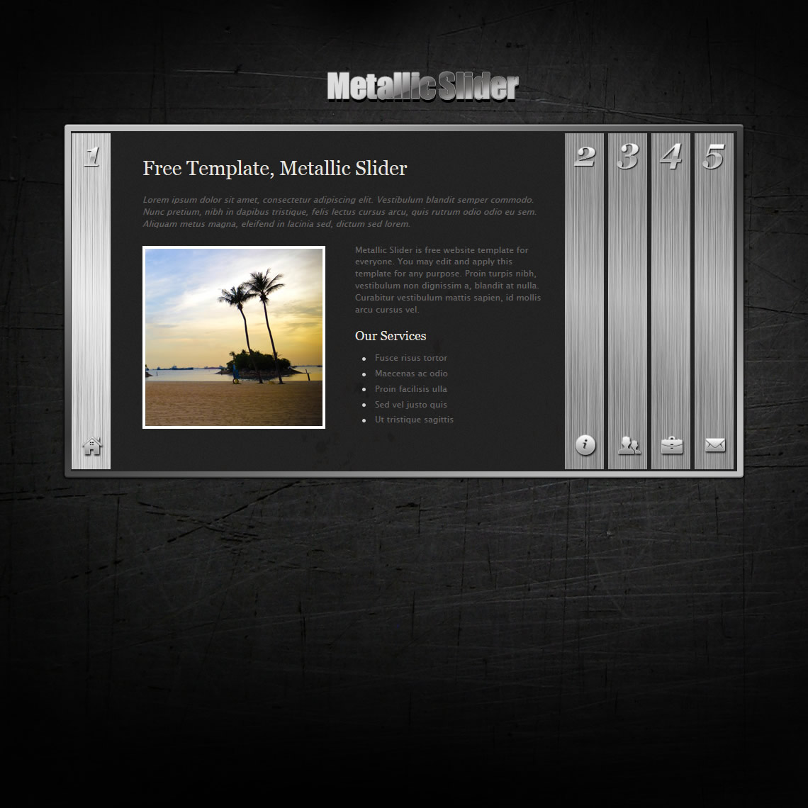 Detail Slider Bootstrap Template Nomer 29