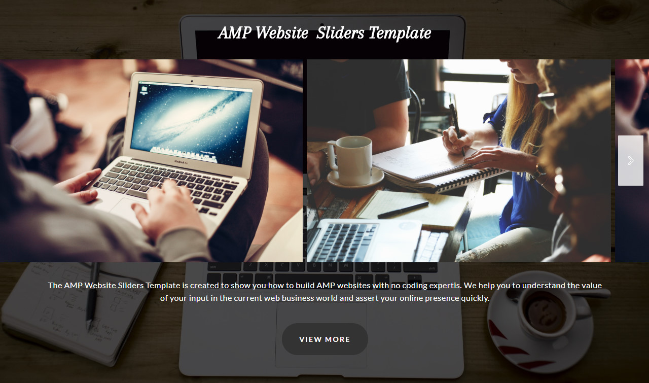 Detail Slider Bootstrap Template Nomer 45