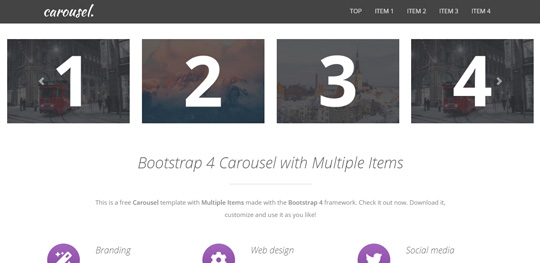 Detail Slider Bootstrap Template Nomer 52