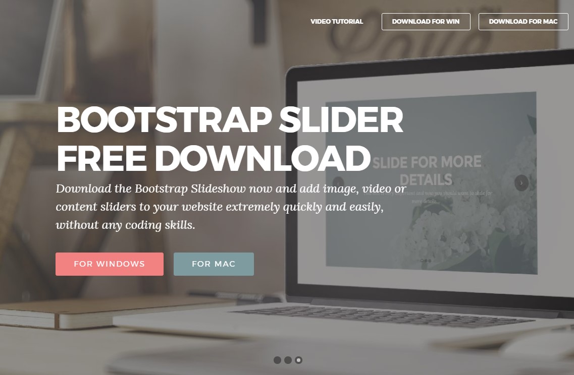 Detail Slider Bootstrap Template Nomer 54