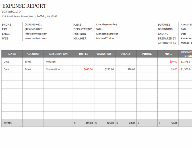 Detail Small Business Expenses Template Nomer 11