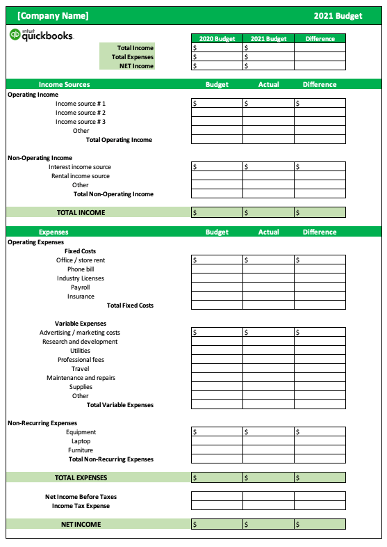 Detail Small Business Expenses Template Nomer 12
