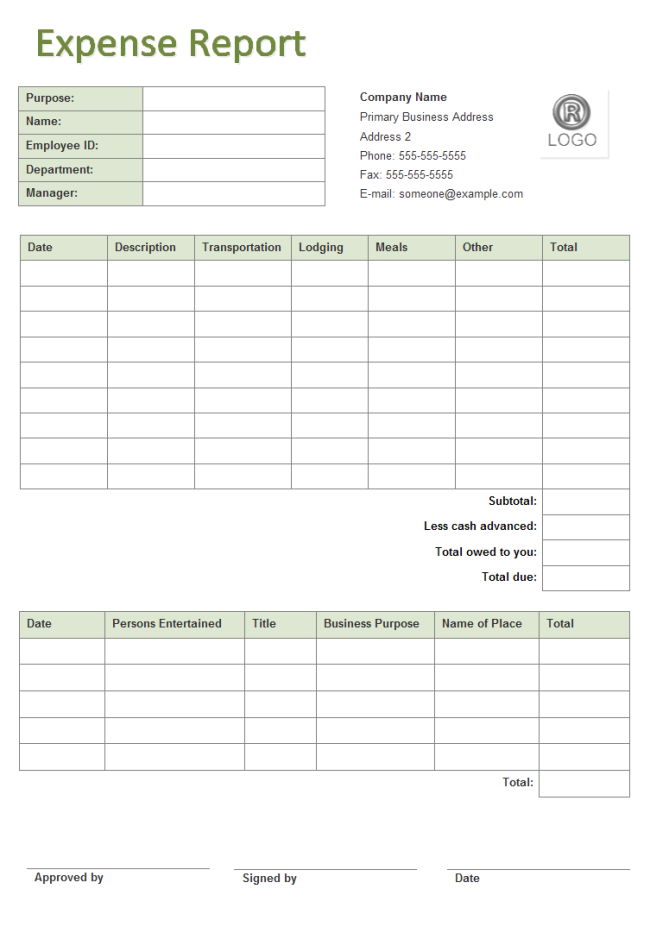 Detail Small Business Expenses Template Nomer 22