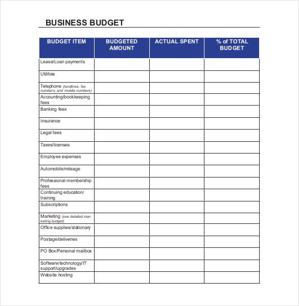 Detail Small Business Expenses Template Nomer 27