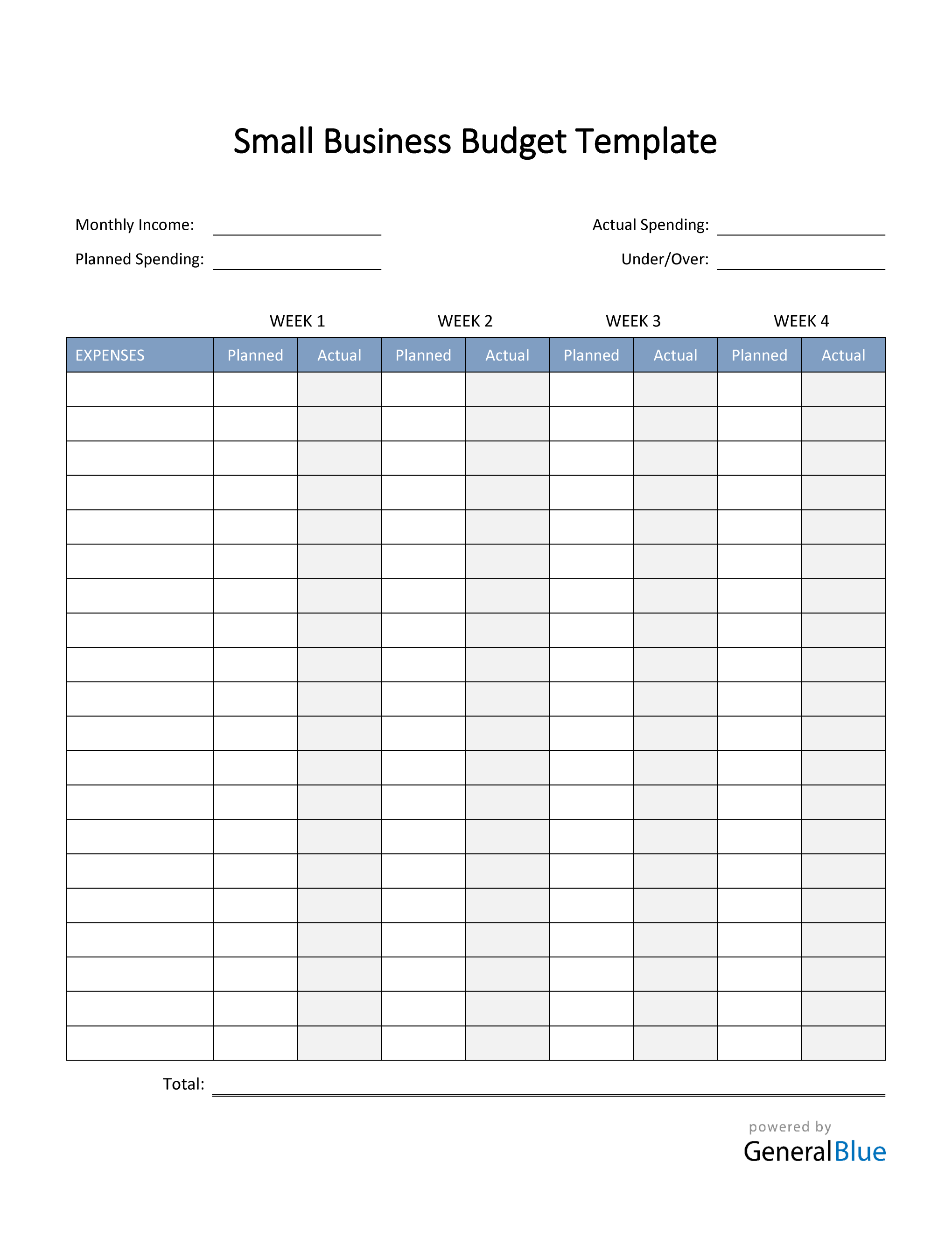 Detail Small Business Expenses Template Nomer 4