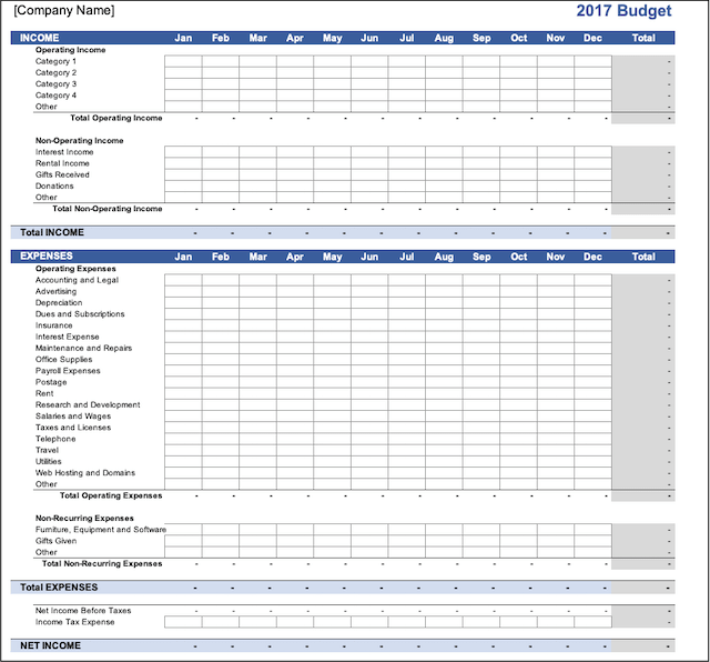 Detail Small Business Expenses Template Nomer 50