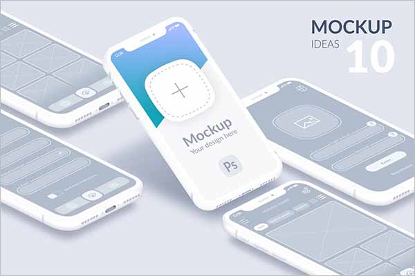 Detail Smartphone Mockup Template Nomer 35