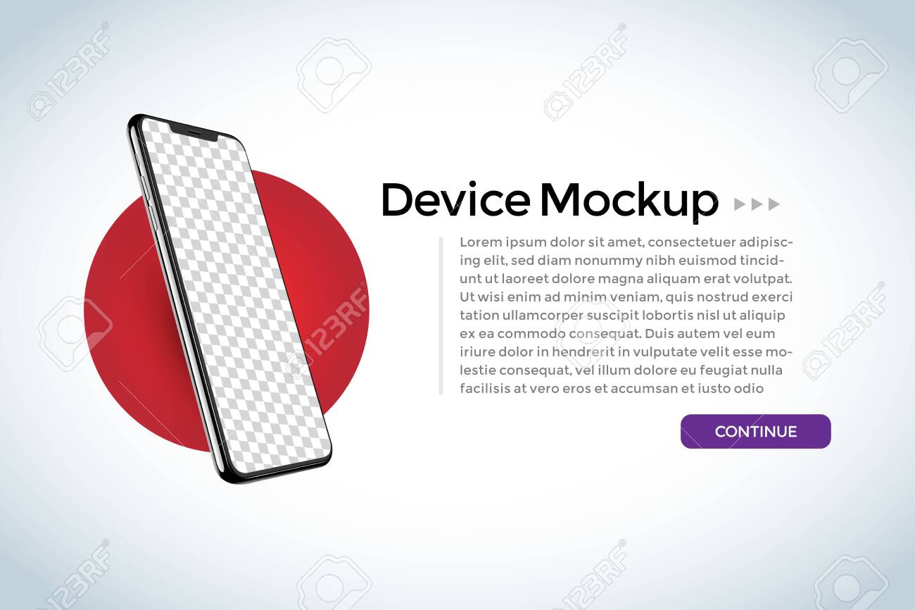 Detail Smartphone Mockup Template Nomer 55