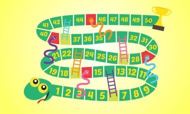 Detail Snakes And Ladders Template Nomer 40