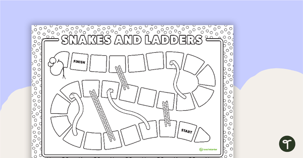 Detail Snakes And Ladders Template Nomer 46