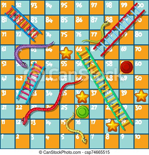 Detail Snakes And Ladders Template Nomer 47