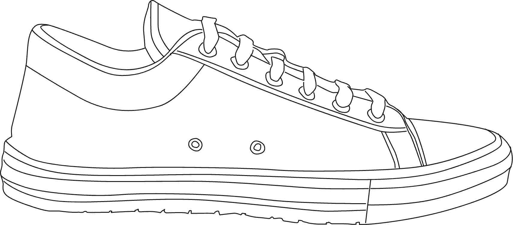 Detail Sneaker Template Printable Nomer 9