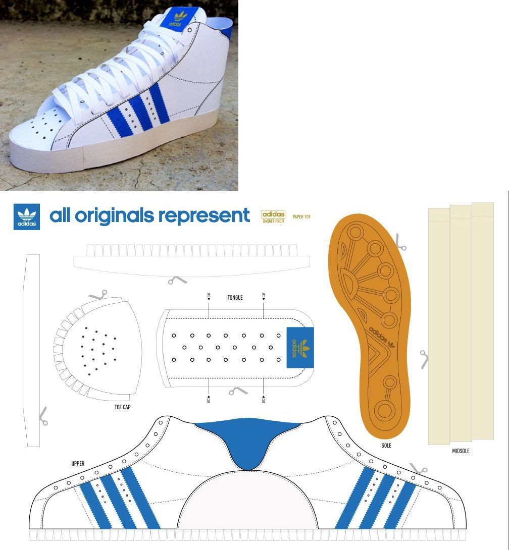 Detail Sneaker Template Printable Nomer 18