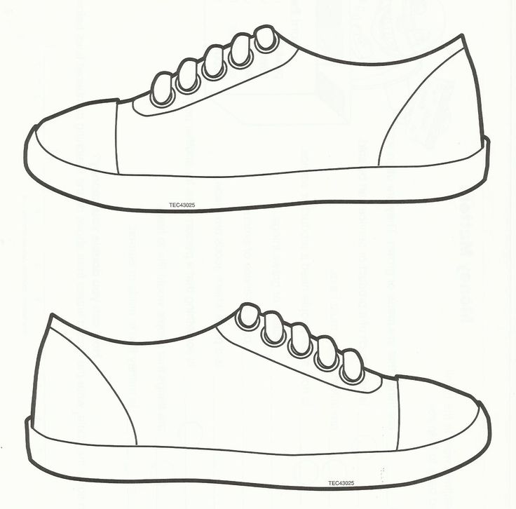 Detail Sneaker Template Printable Nomer 3