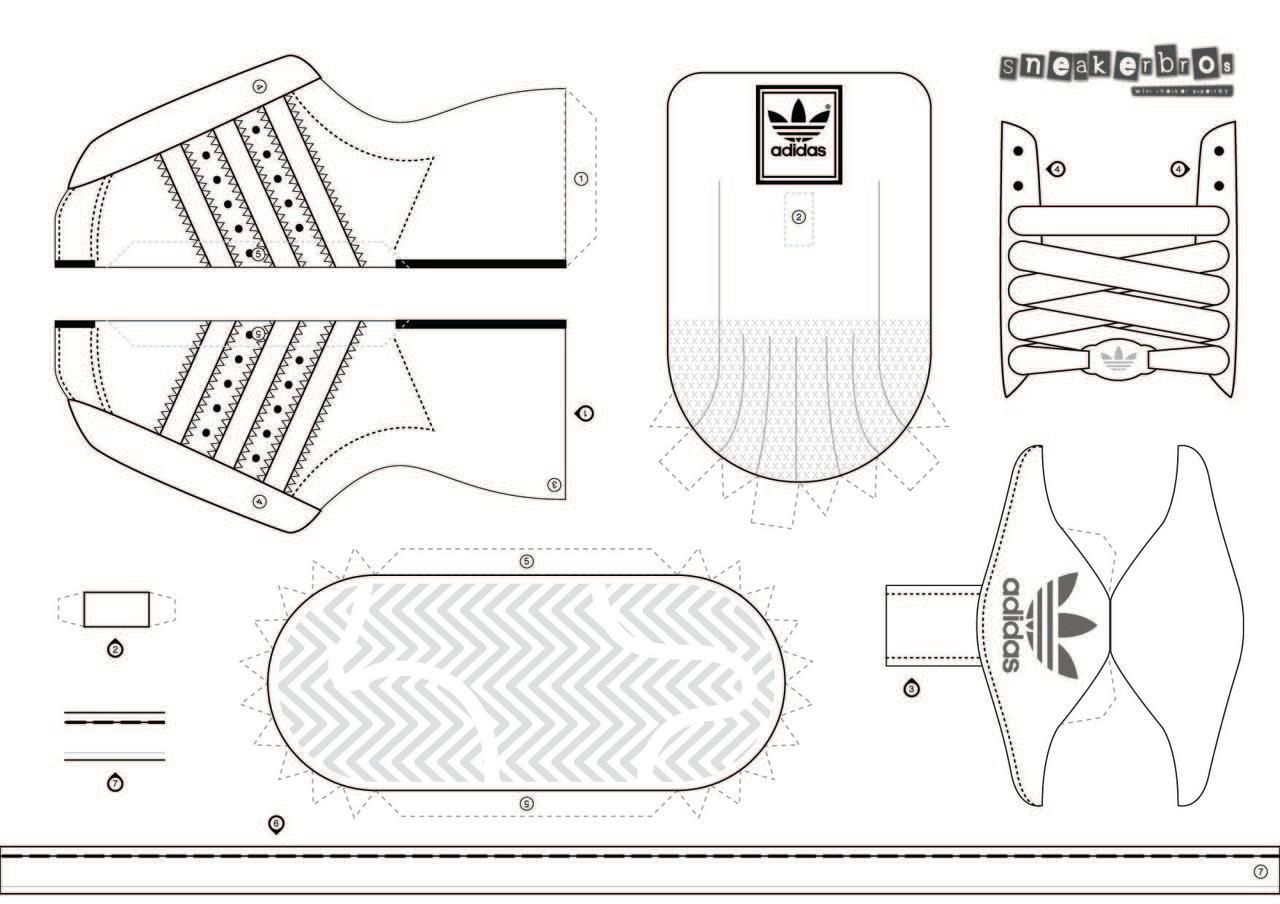 Detail Sneaker Template Printable Nomer 36