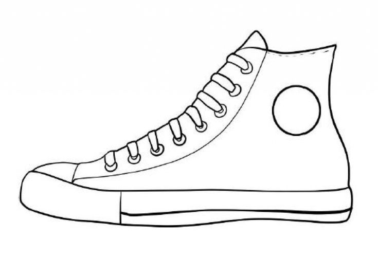 Detail Sneaker Template Printable Nomer 4