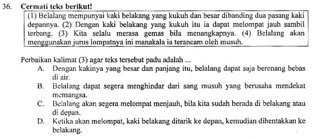 Detail Soal Bahasa Indonesia Membuat Kalimat Berdasarkan Gambar Nomer 15