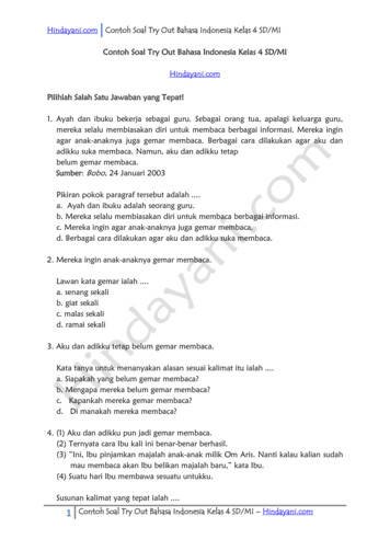 Detail Soal Bahasa Indonesia Membuat Kalimat Berdasarkan Gambar Nomer 18