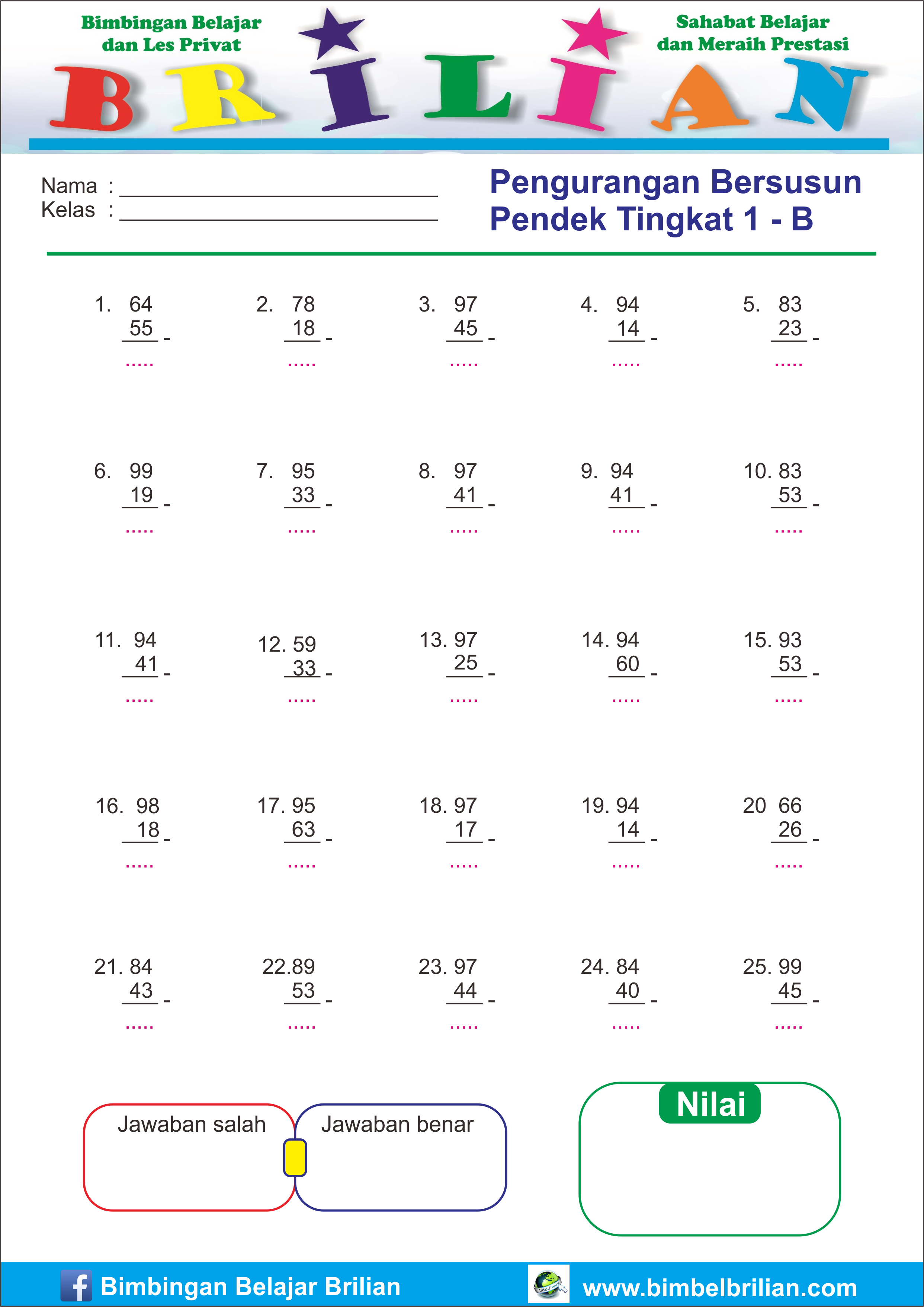 Detail Soal Gambar Berhitung Untuk Kelas 1 Sd Nomer 19