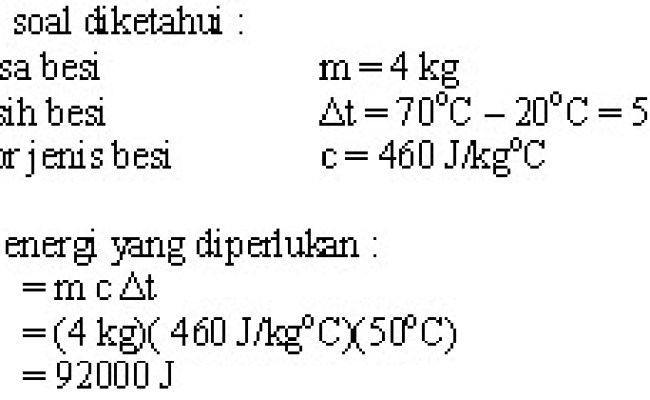 Detail Soal Gambar Kalor Smp Kelas 7 Dan Pembahasan Nomer 23