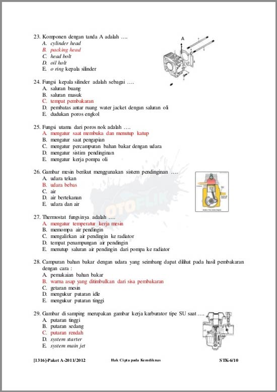 Detail Soal Gambar Teknik Kelas 11 Beserta Jawabannya Nomer 16