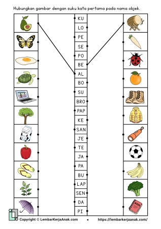 Detail Soal Menghubungkan Gambar Untuk Anak Sd Nomer 15