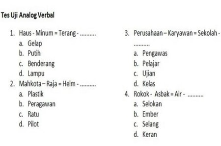 Detail Soal Psikotes Gambar Soal Psikotes Analogi Nomer 3