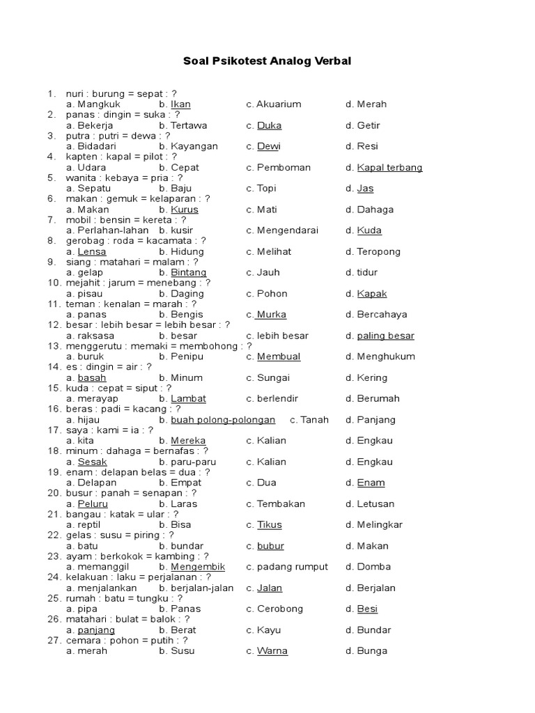 Detail Soal Psikotes Gambar Soal Psikotes Analogi Nomer 21