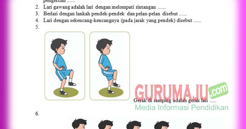 Detail Soal Ulangan Beserta Gambar Pjok Kelas 2 Nomer 5