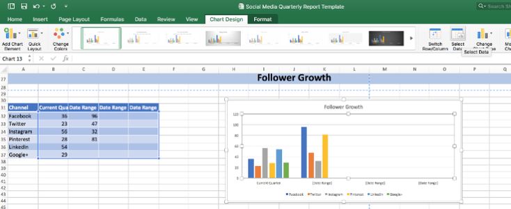 Detail Social Media Analytics Excel Template Nomer 15
