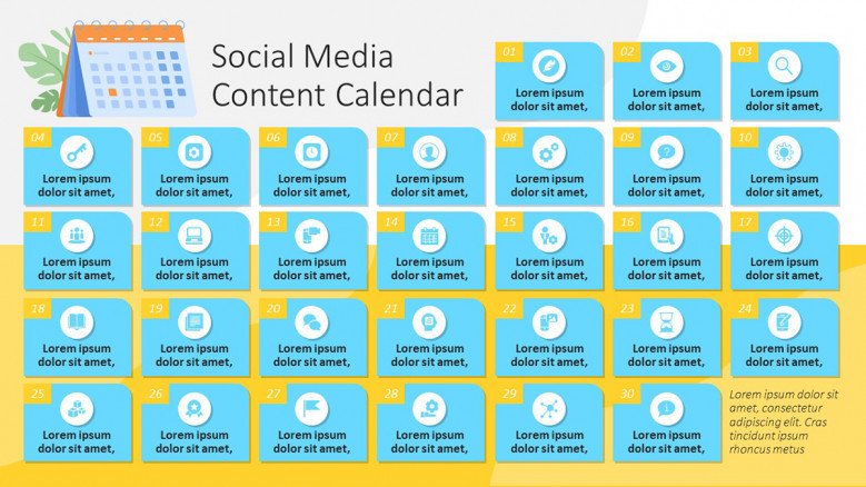 Detail Social Media Calendar Template Nomer 10