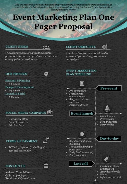 Detail Social Media Event Marketing Plan Template Nomer 21