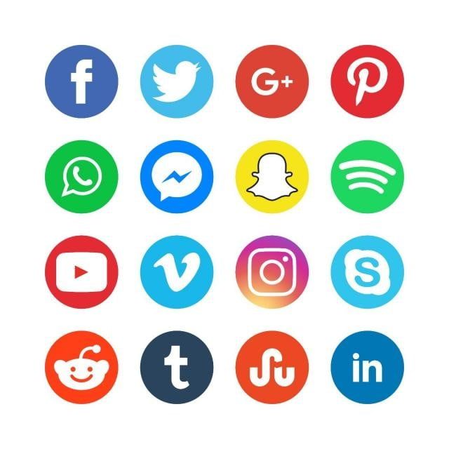 Detail Social Media Icons Png Free Download Nomer 39