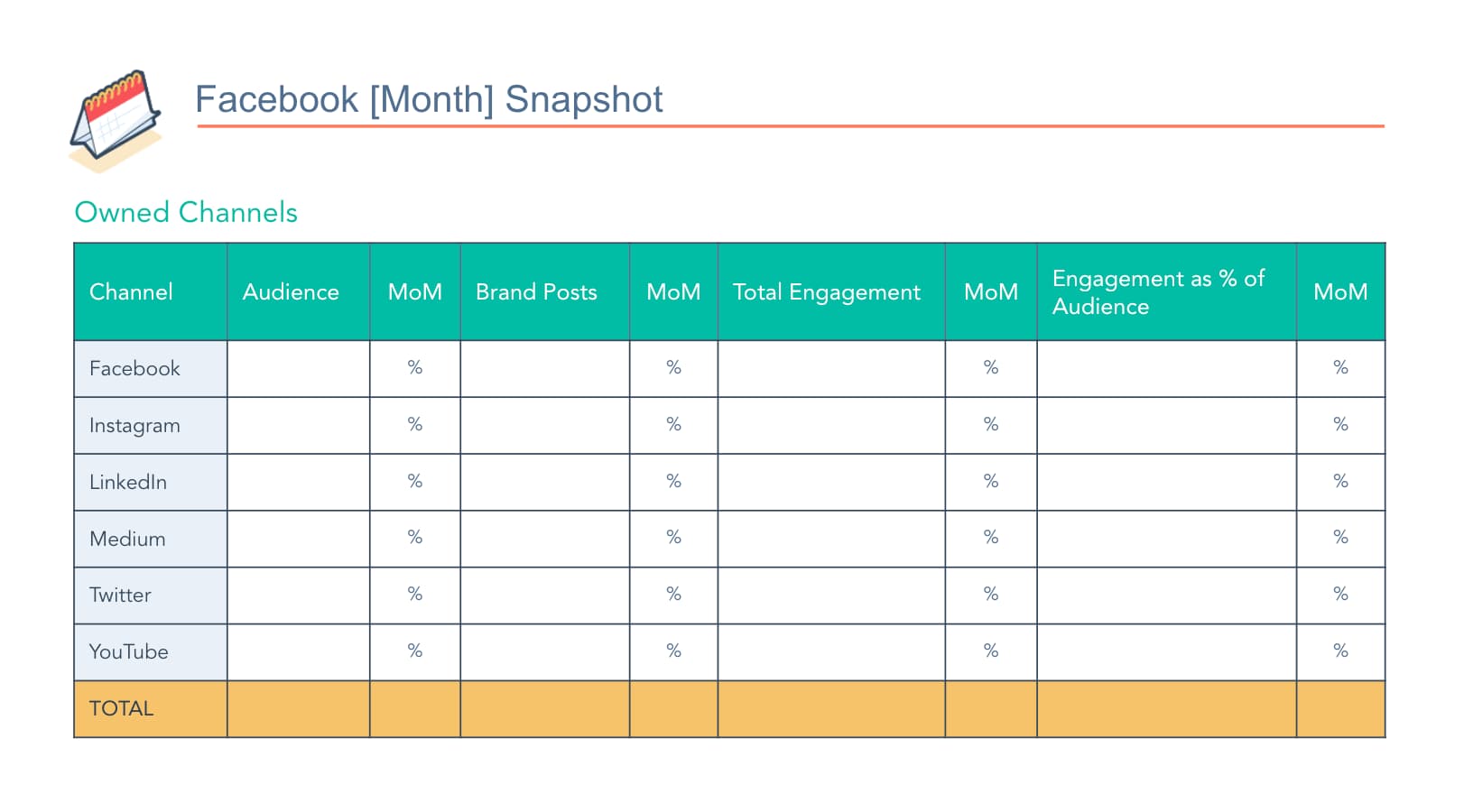 Detail Social Media Kpi Template Nomer 49