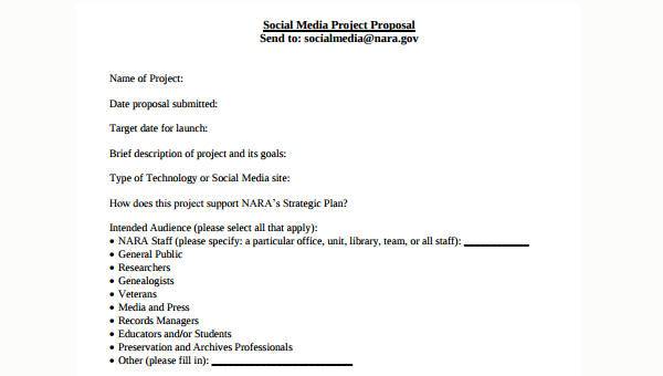 Detail Social Media Proposal Template Nomer 15