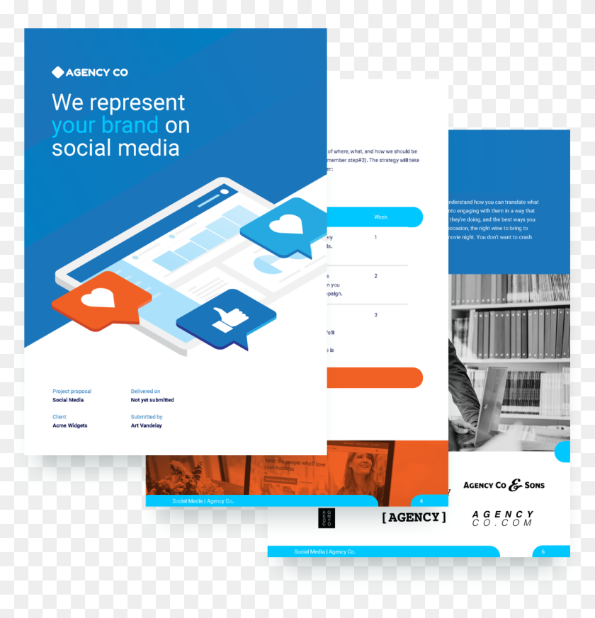 Detail Social Media Proposal Template Nomer 55