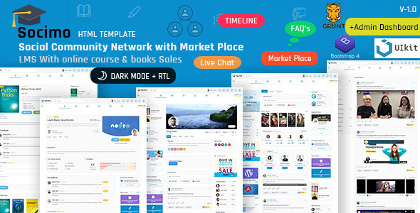 Detail Social Media Web Template Nomer 16