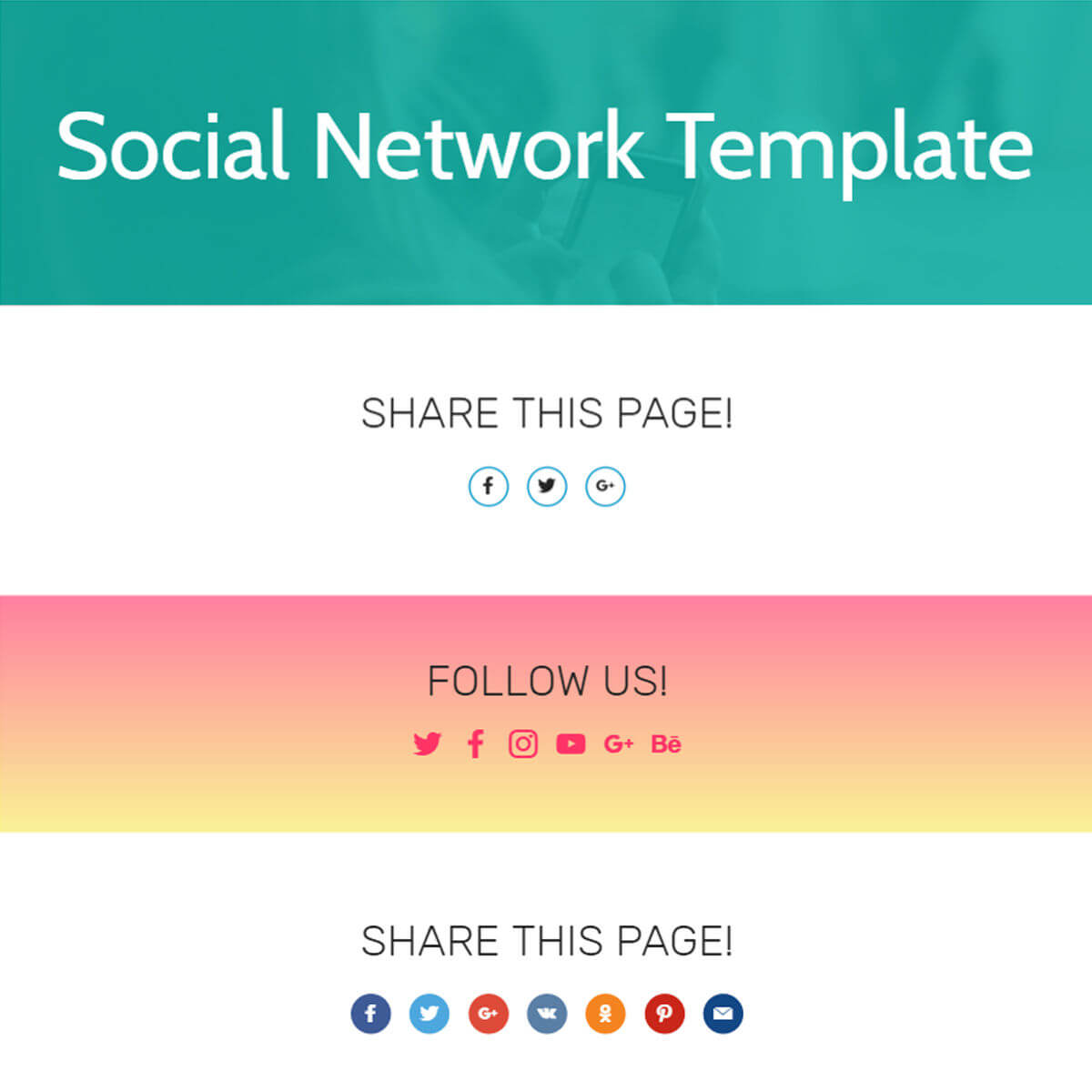 Detail Social Network Template Free Nomer 50