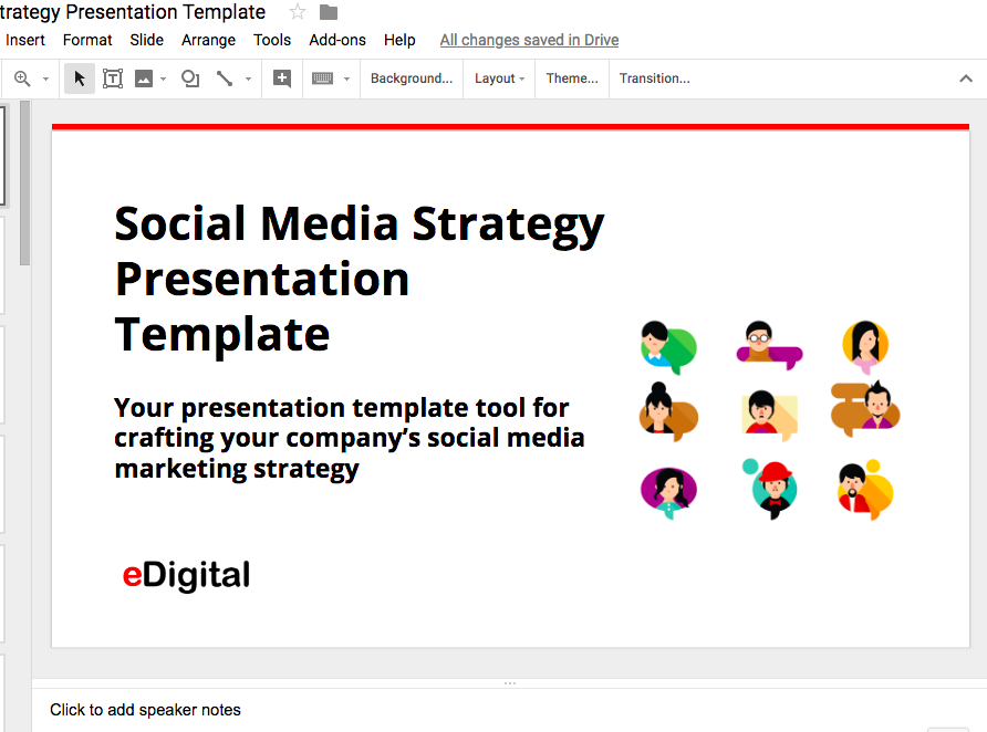 Detail Social Strategy Template Nomer 43