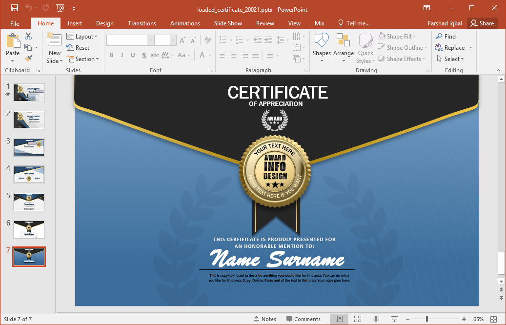 Detail Software Certificate Template Nomer 35