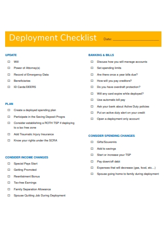 Detail Software Deployment Checklist Template Nomer 14