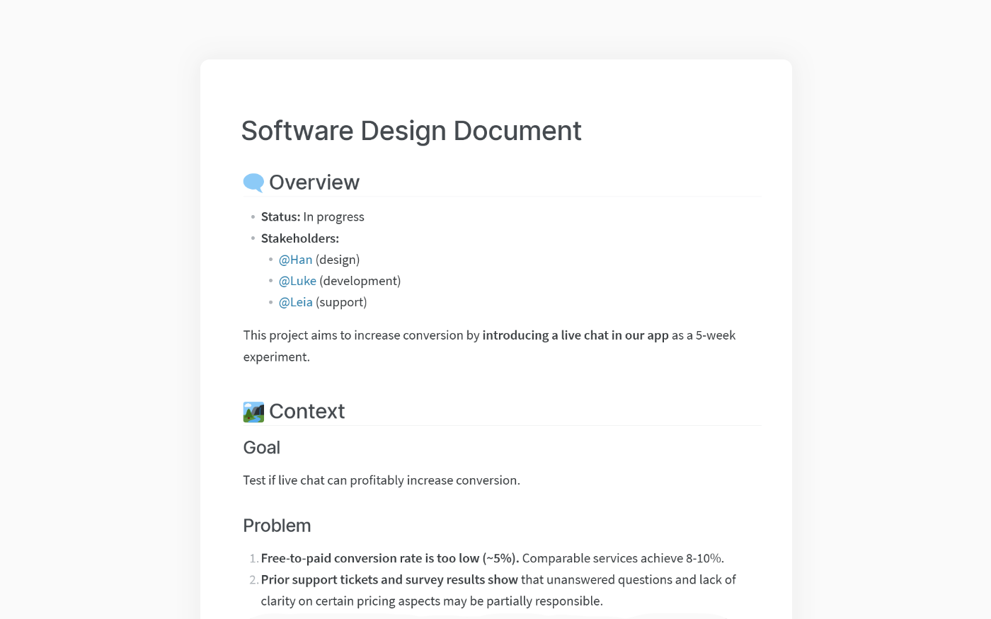 Detail Software Development Project Documentation Template Nomer 35