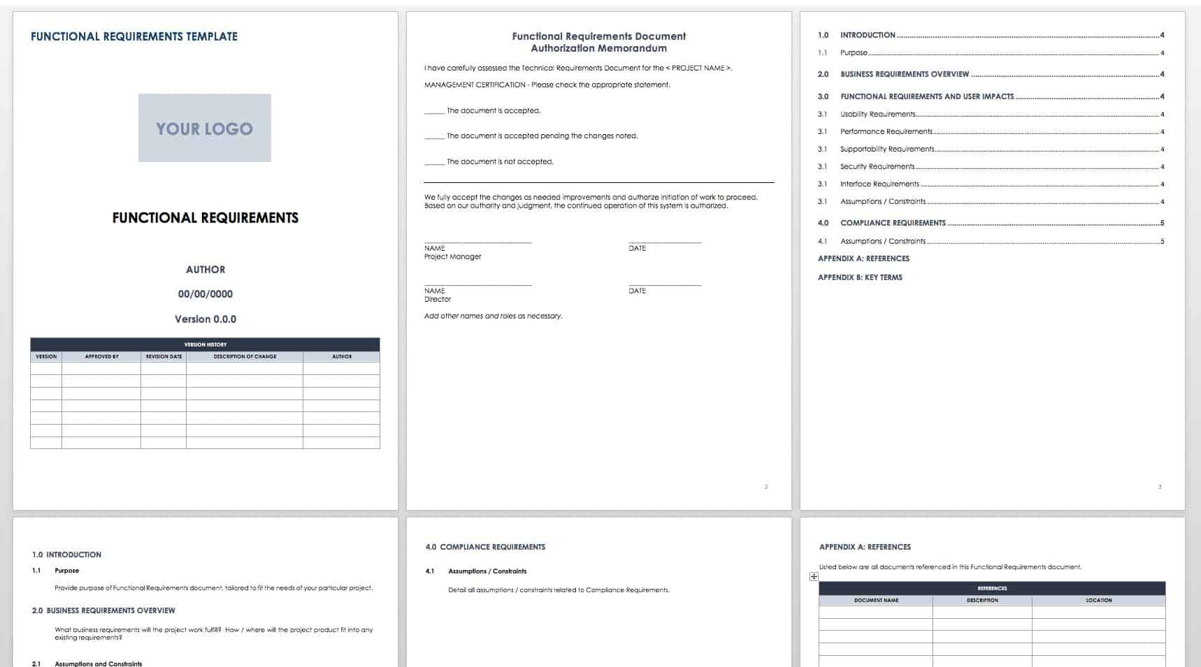 Detail Software Development Requirements Template Nomer 9