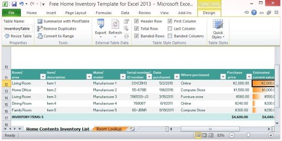 Detail Software Inventory Excel Template Nomer 28