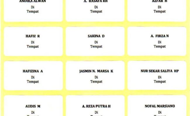 Detail Software Membuat Label Undangan Nomer 20