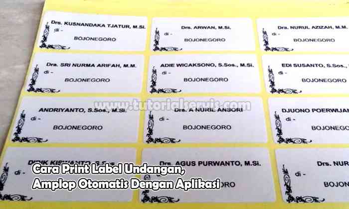 Detail Software Membuat Label Undangan Nomer 52