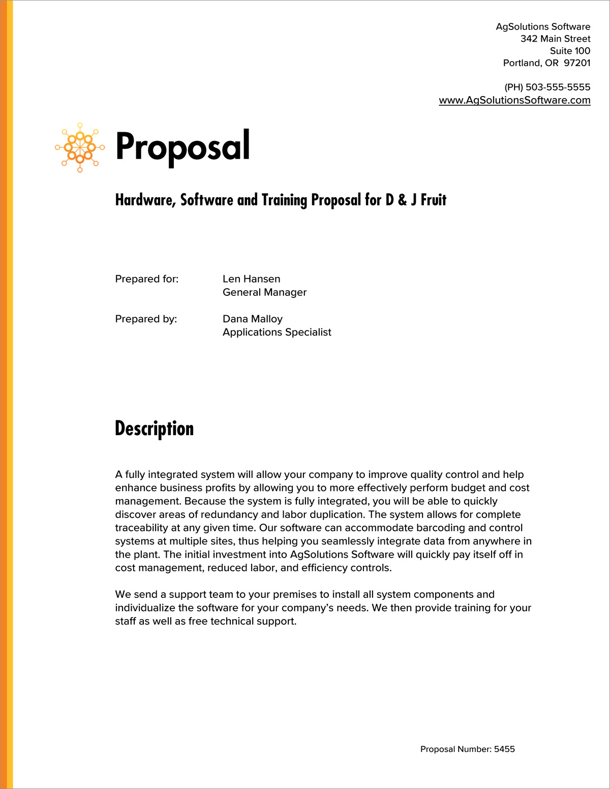 Detail Software Project Proposal Template Nomer 25